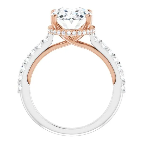 Hidden Halo-Style Engagement Ring Image 2 Clater Jewelers Louisville, KY