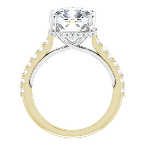 Hidden Halo-Style Engagement Ring Image 2 Shipley's Fine Jewelry Hampstead, MD