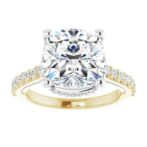 Hidden Halo-Style Engagement Ring Image 3 Arezzo Jewelers Elmwood Park, IL