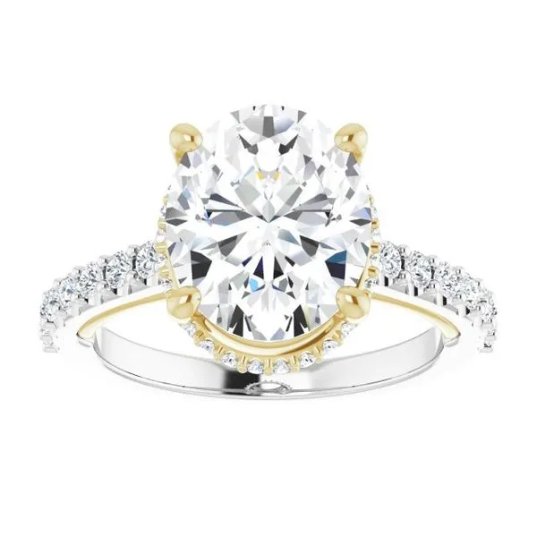 Hidden Halo-Style Engagement Ring Image 3 Rox Atlanta Jewelers Decatur, GA