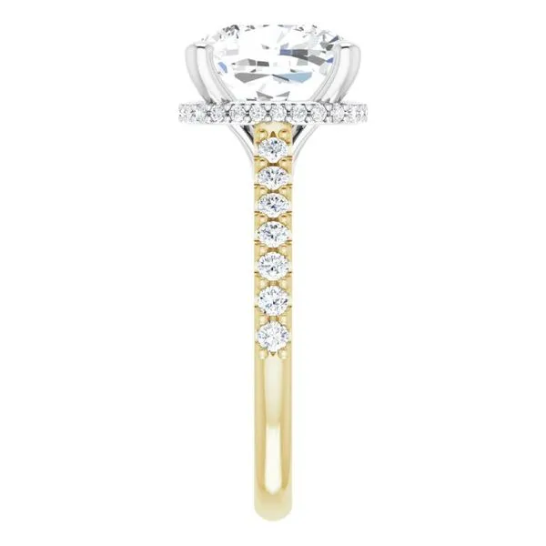 Hidden Halo-Style Engagement Ring Image 4 Shipley's Fine Jewelry Hampstead, MD