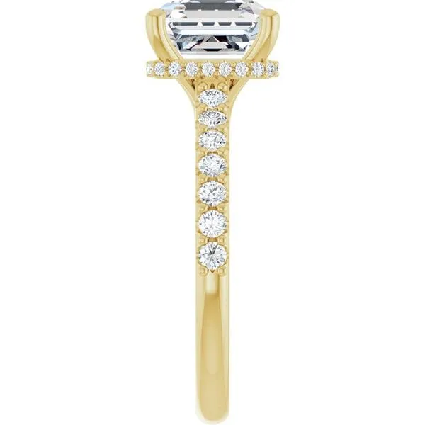 Hidden Halo-Style Engagement Ring Image 4 Clater Jewelers Louisville, KY