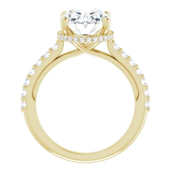 Hidden Halo-Style Engagement Ring Image 2 Rox Atlanta Jewelers Decatur, GA