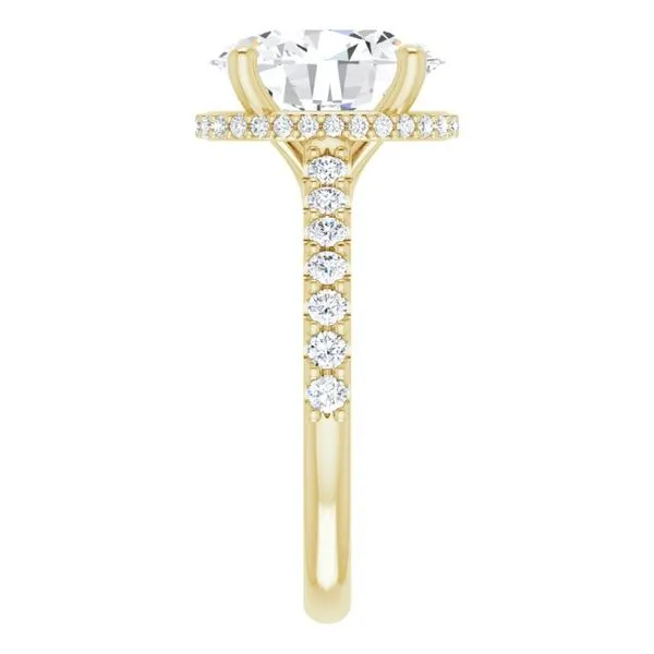 Hidden Halo-Style Engagement Ring Image 4 Austin's Fine Diamonds & Jewelry Lyndhurst, NJ