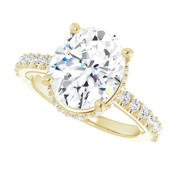 Hidden Halo-Style Engagement Ring Image 5 Arezzo Jewelers Elmwood Park, IL