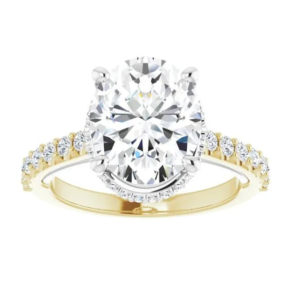 Hidden Halo-Style Engagement Ring Image 3 Rox Atlanta Jewelers Decatur, GA