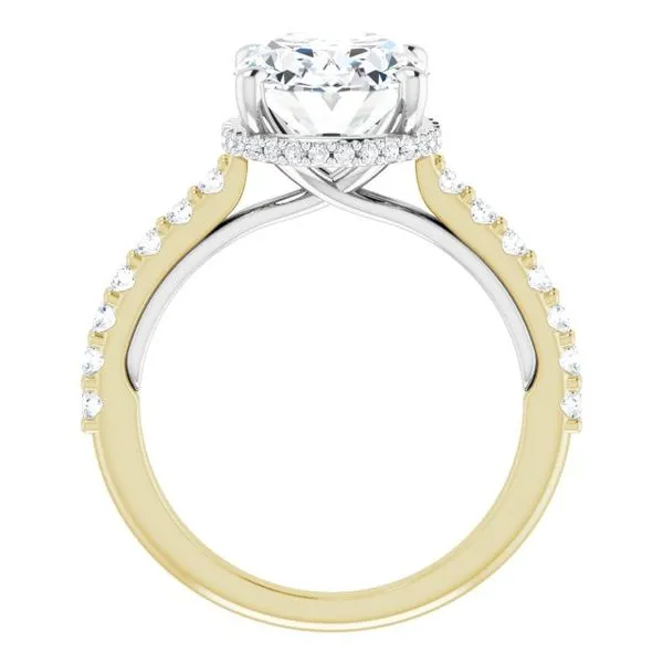 Hidden Halo-Style Engagement Ring Image 2 Arezzo Jewelers Elmwood Park, IL