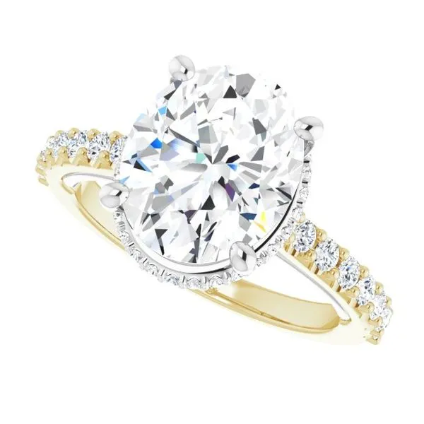 Hidden Halo-Style Engagement Ring Image 5 Arezzo Jewelers Elmwood Park, IL