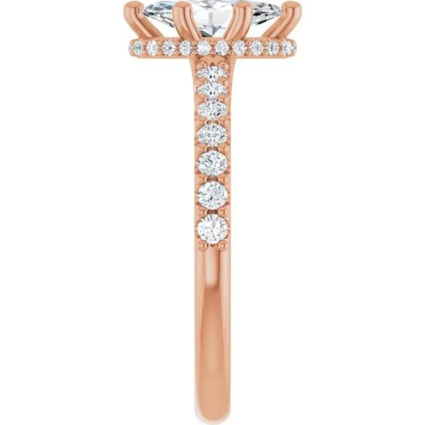 Hidden Halo-Style Engagement Ring Image 4 Golden Sails Jewelers, Inc. Saint Petersburg, FL