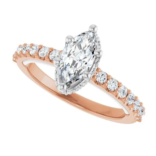 Hidden Halo-Style Engagement Ring Image 5 Austin's Fine Diamonds & Jewelry Lyndhurst, NJ
