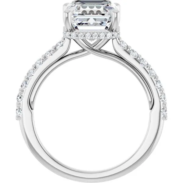 Hidden Halo-Style Engagement Ring Image 2 Arezzo Jewelers Elmwood Park, IL