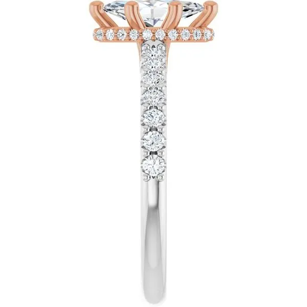Hidden Halo-Style Engagement Ring Image 4 Raleigh Diamond Fine Jewelry Raleigh, NC
