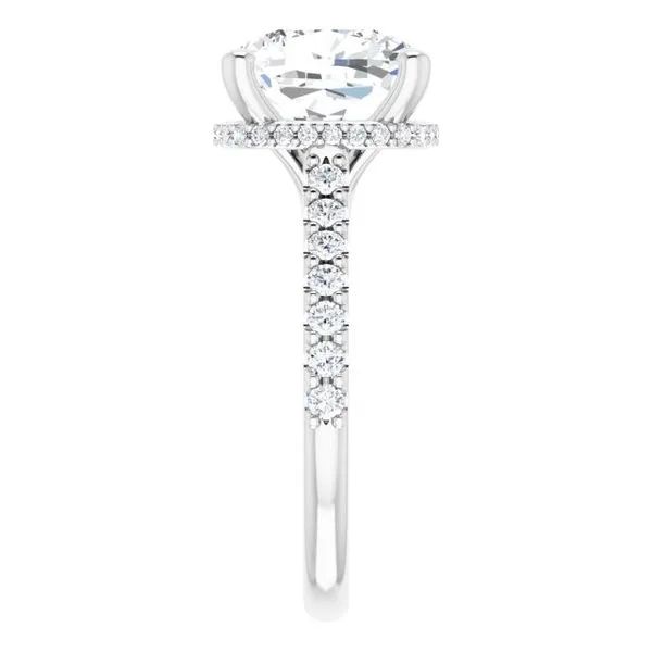 Hidden Halo-Style Engagement Ring Image 4 Paul James Jewelers Angels Camp, CA