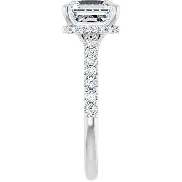 Hidden Halo-Style Engagement Ring Image 4 Clater Jewelers Louisville, KY