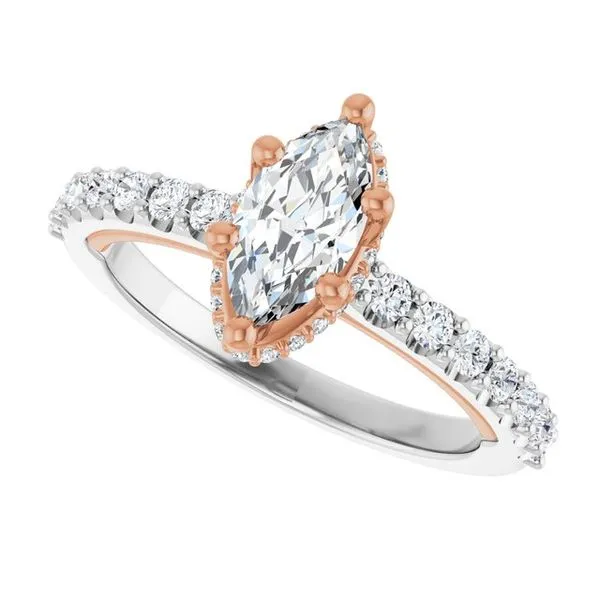 Hidden Halo-Style Engagement Ring Image 5 Clater Jewelers Louisville, KY