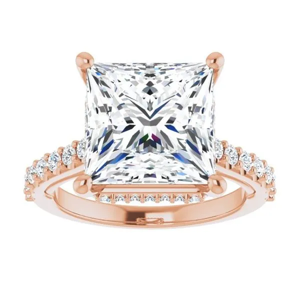 Hidden Halo-Style Engagement Ring Image 3 Rox Atlanta Jewelers Decatur, GA