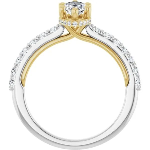 Hidden Halo-Style Engagement Ring Image 2 Clater Jewelers Louisville, KY