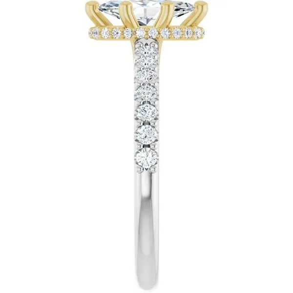 Hidden Halo-Style Engagement Ring Image 4 Clater Jewelers Louisville, KY