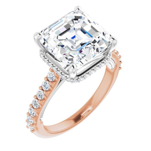 Hidden Halo-Style Engagement Ring