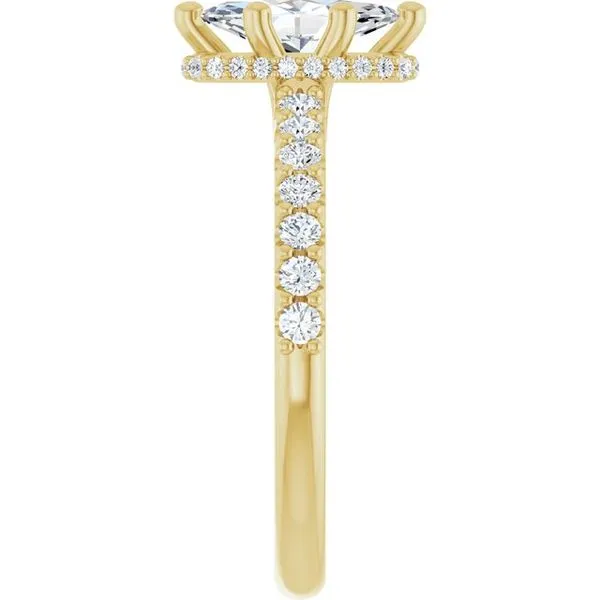 Hidden Halo-Style Engagement Ring Image 4 Clater Jewelers Louisville, KY