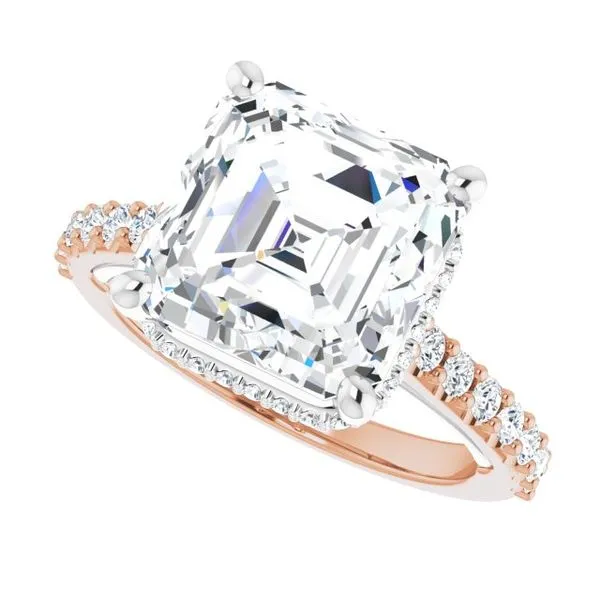 Hidden Halo-Style Engagement Ring Image 5 Berilian Jewelers Folsom, CA