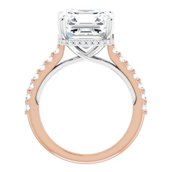 Hidden Halo-Style Engagement Ring Image 2 Arezzo Jewelers Elmwood Park, IL