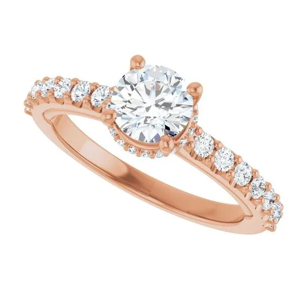 Hidden Halo-Style Engagement Ring Image 5 Rox Atlanta Jewelers Decatur, GA