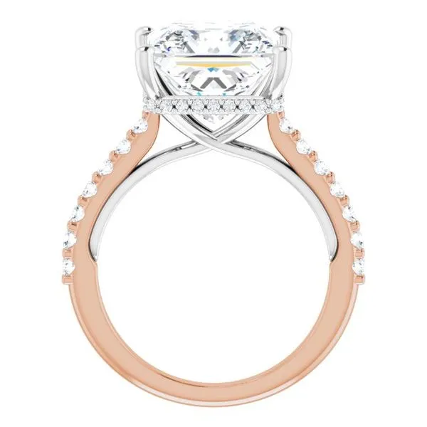 Hidden Halo-Style Engagement Ring Image 2 Golden Sails Jewelers, Inc. Saint Petersburg, FL
