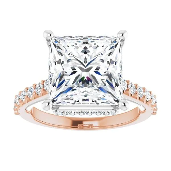 Hidden Halo-Style Engagement Ring Image 3 Golden Sails Jewelers, Inc. Saint Petersburg, FL