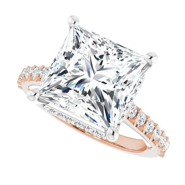 Hidden Halo-Style Engagement Ring Image 5 Arezzo Jewelers Elmwood Park, IL