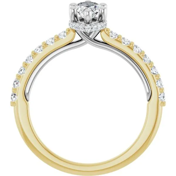 Hidden Halo-Style Engagement Ring Image 2 Rox Atlanta Jewelers Decatur, GA