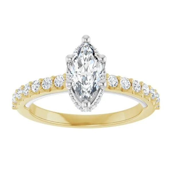 Hidden Halo-Style Engagement Ring Image 3 Arezzo Jewelers Elmwood Park, IL