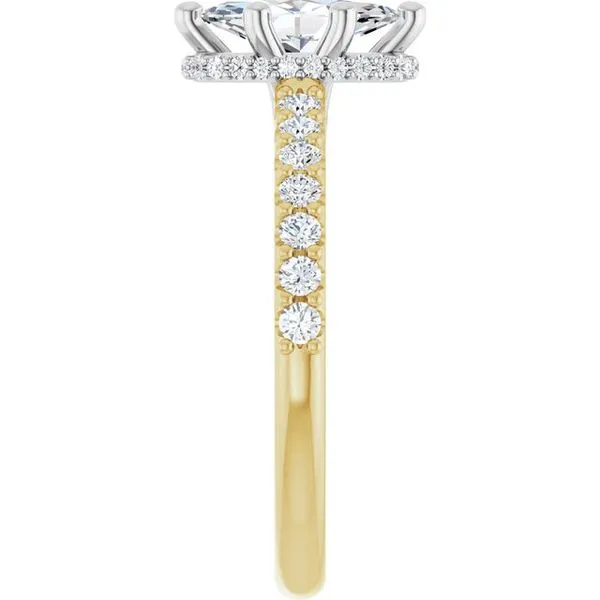 Hidden Halo-Style Engagement Ring Image 4 Austin's Fine Diamonds & Jewelry Lyndhurst, NJ