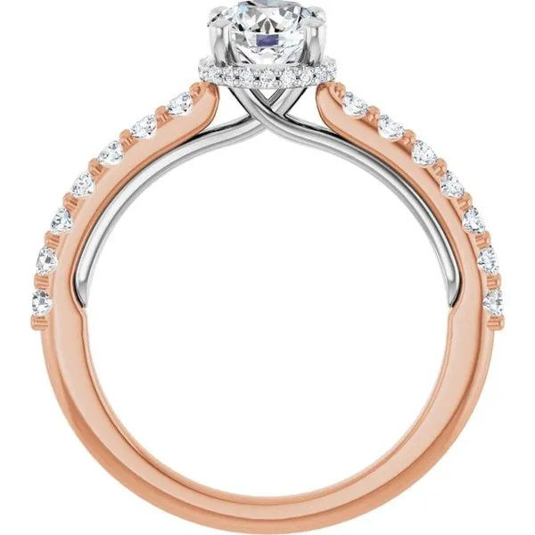 Hidden Halo-Style Engagement Ring Image 2 Golden Sails Jewelers, Inc. Saint Petersburg, FL