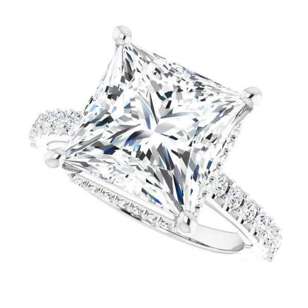 Hidden Halo-Style Engagement Ring Image 5 Clater Jewelers Louisville, KY