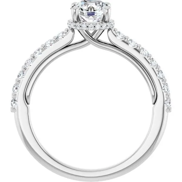 Hidden Halo-Style Engagement Ring Image 2 Clater Jewelers Louisville, KY