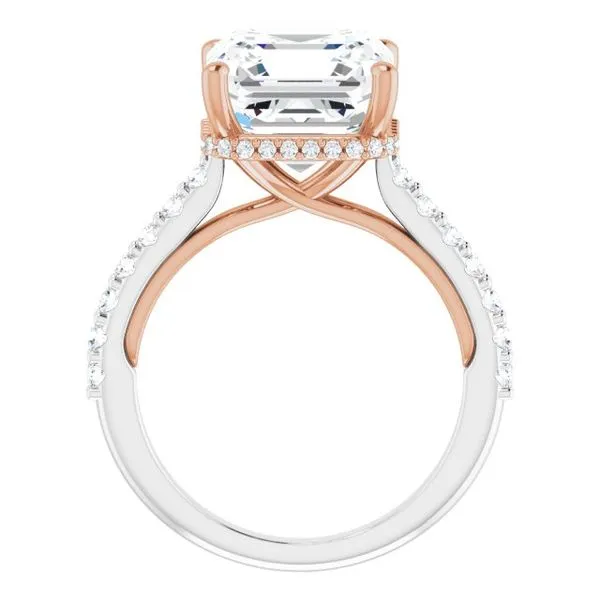 Hidden Halo-Style Engagement Ring Image 2 Rox Atlanta Jewelers Decatur, GA