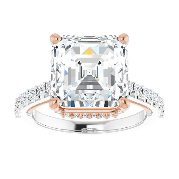 Hidden Halo-Style Engagement Ring Image 3 Paul James Jewelers Angels Camp, CA