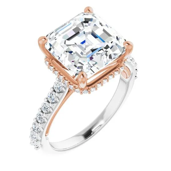 Hidden Halo-Style Engagement Ring Rox Atlanta Jewelers Decatur, GA