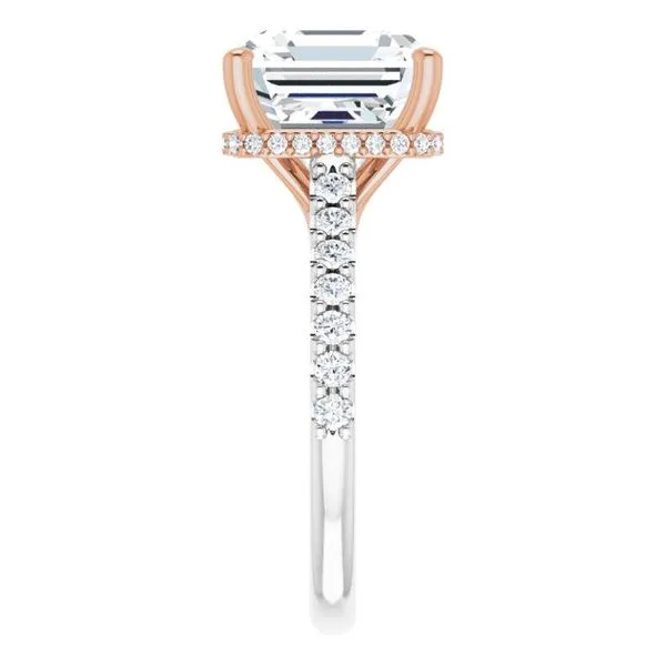Hidden Halo-Style Engagement Ring Image 4 Rox Atlanta Jewelers Decatur, GA