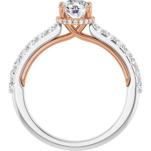 Hidden Halo-Style Engagement Ring Image 2 Clater Jewelers Louisville, KY