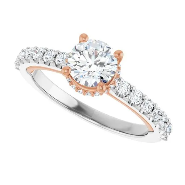 Hidden Halo-Style Engagement Ring Image 5 Clater Jewelers Louisville, KY