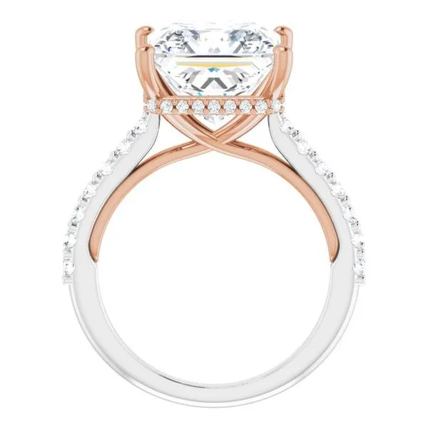 Hidden Halo-Style Engagement Ring Image 2 Paul James Jewelers Angels Camp, CA