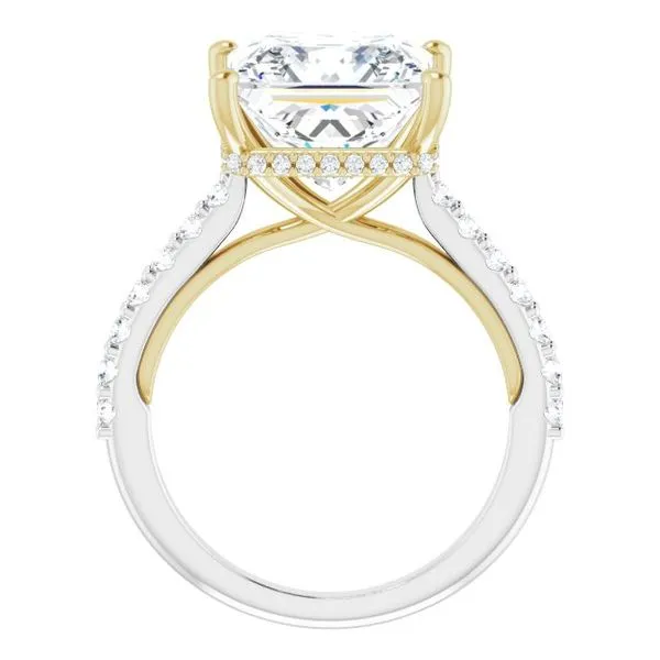Hidden Halo-Style Engagement Ring Image 2 Austin's Fine Diamonds & Jewelry Lyndhurst, NJ