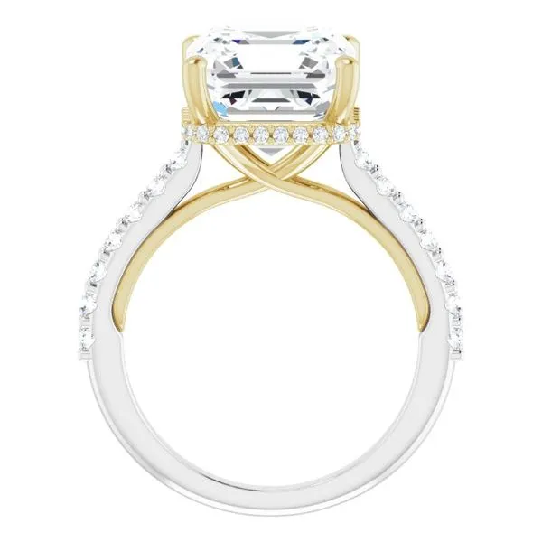 Hidden Halo-Style Engagement Ring Image 2 Austin's Fine Diamonds & Jewelry Lyndhurst, NJ