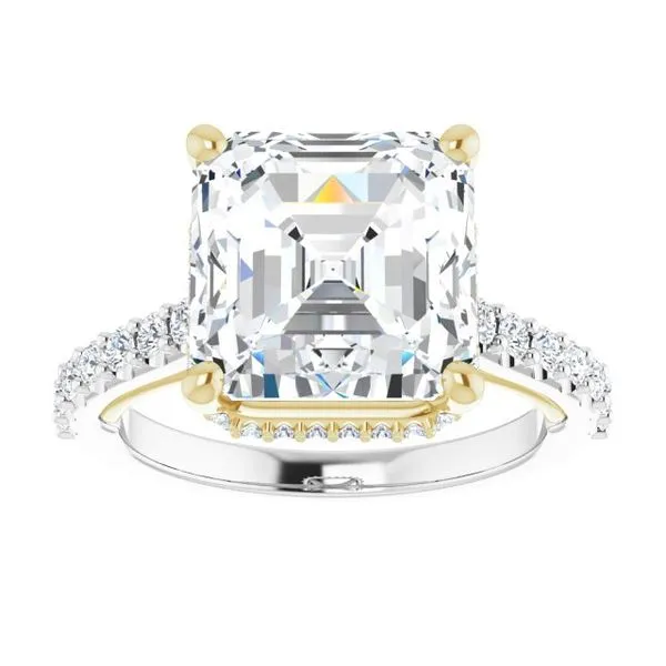 Hidden Halo-Style Engagement Ring Image 3 Austin's Fine Diamonds & Jewelry Lyndhurst, NJ