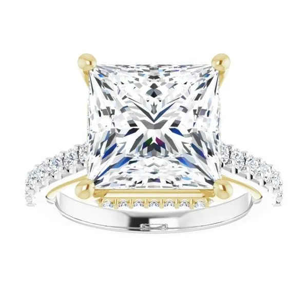 Hidden Halo-Style Engagement Ring Image 3 Clater Jewelers Louisville, KY