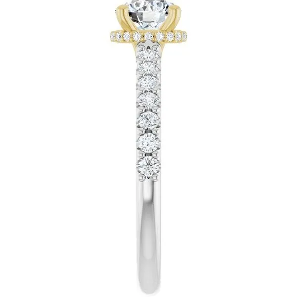Hidden Halo-Style Engagement Ring Image 4 Golden Sails Jewelers, Inc. Saint Petersburg, FL