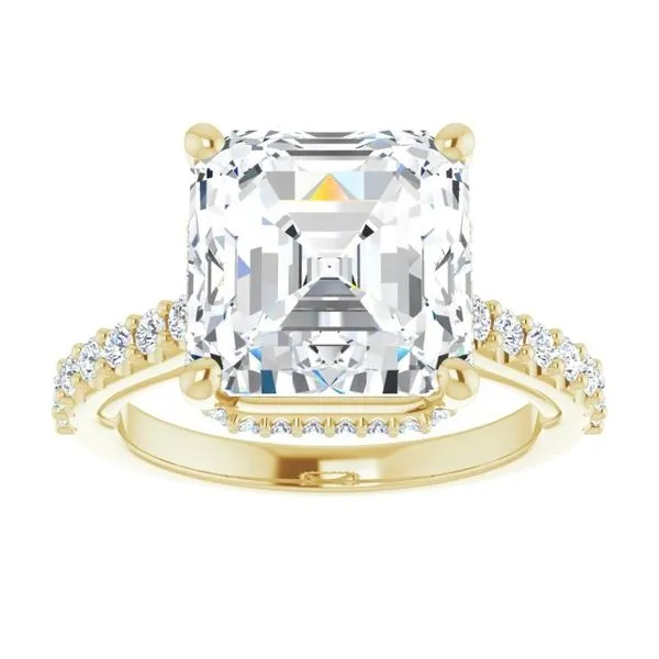 Hidden Halo-Style Engagement Ring Image 3 Dripping Diamonds Dripping Springs, TX