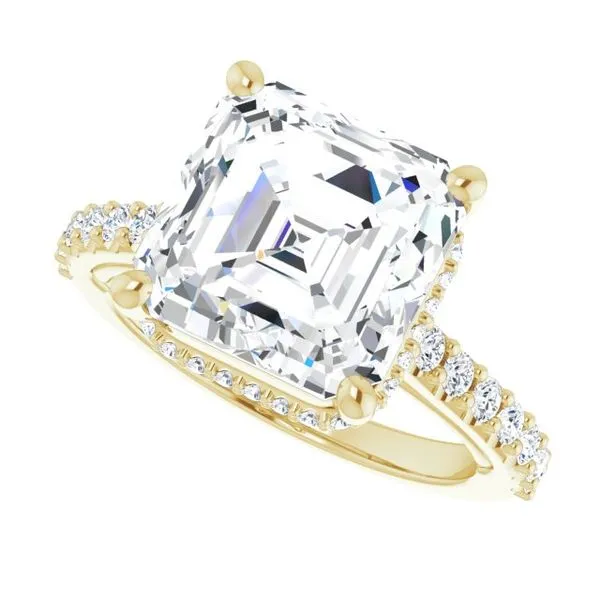 Hidden Halo-Style Engagement Ring Image 5 Rox Atlanta Jewelers Decatur, GA